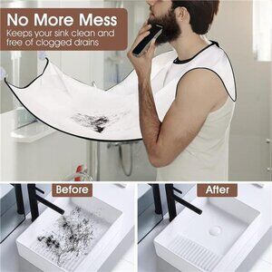 Beard Hair Catcher for Shaving, Waterproof Non-Stick Beard Cape